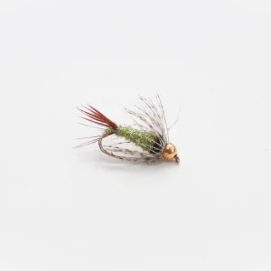 Tungsten Bead Crystal soft hackle olive
