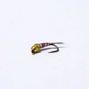 gold tungsten barbless jig nymph