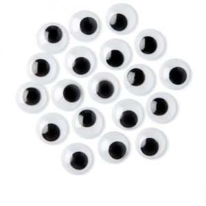 Variation #1314 of Wapsi Stick On Eyes (Flat)