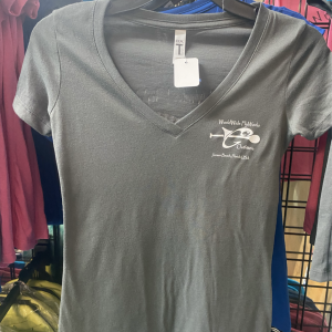 WorldWide FlyWorks Ladies V Neck Tee Shirt Paddle Sport Logo